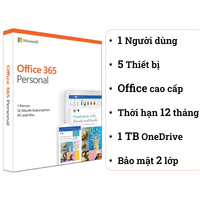 Microsoft Office 365 Personal bản quyền 1 năm | Giá rẻ