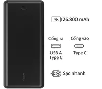Pin dự phòng Pin dự phòng AUKEY XD26 26800mAh chính hãng, giá rẻ, giảm đến 25%