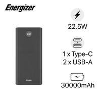 Pin dự phòng Pin dự phòng Energizer 30.000mAh - UE30016PQ