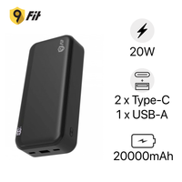 Pin dự phòng 9Fit Pro Series 20.000mAh 20W - 9PP20K04 | giá rẻ