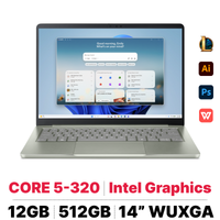 Laptop Acer Swift Air 14 SFA14-I31-52BV (Core 5-320/ 12GB/ 512GB/ 14" FHD+ IPS 120Hz/ Green/ Win 11)