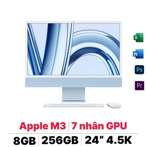  iMac M3 24 inch 8GB 256GB 8GPU | Chính hãng Apple Việt Nam 