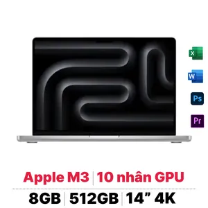  Macbook Pro 14 M3 8GB - 512GB | Chính hãng Apple Việt Nam 