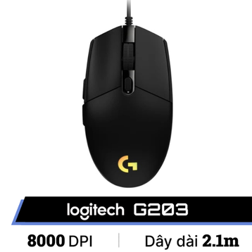 Chuột có dây Gaming Logitech G203 Lightsync