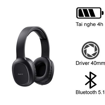 Tai nghe Bluetooth chụp tai Havit H2590BT Pro