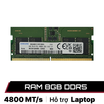 RAM laptop Samsung 8GB DDR5 4800MT/S