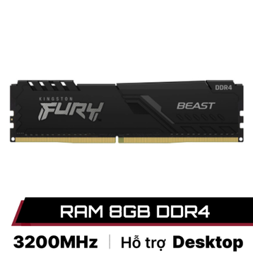 RAM PC Kingston Fury 8GB 3200MHz KF432C16BB/8