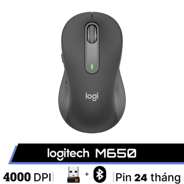 Chuột không dây Logitech Signature M650 Size M