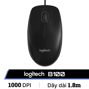 Chuột có dây Logitech B100