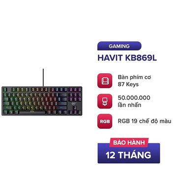 Bàn phím cơ có dây Havit KB869l