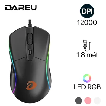 Chuột chơi game có dây Dareu A960S Ultralight RGB LED