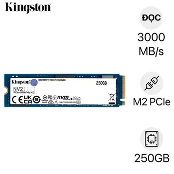 Ổ cứng SSD Kingston NV2 M.2 PCIe Gen4 NVMe 250GB