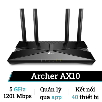 Router Wifi Tp-Link Archer Ax10 chuẩn Wifi 6 AX1500