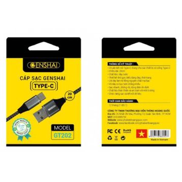 Cáp Type-C GenShai GT202 20cm