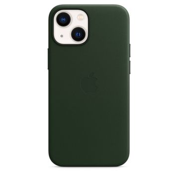Ốp lưng iPhone 13 Mini Apple Leather Case Chính hãng hỗ trợ sạc MagSafe