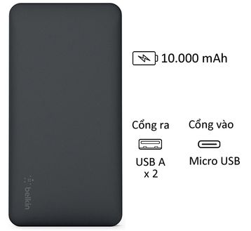 Pin sạc dự phòng Belkin Pocket Power 10000mAh