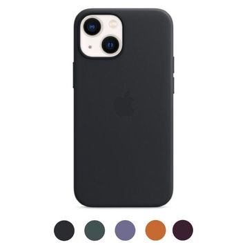 Ốp lưng iPhone 13 Mini Apple Leather Case Chính hãng hỗ trợ sạc MagSafe