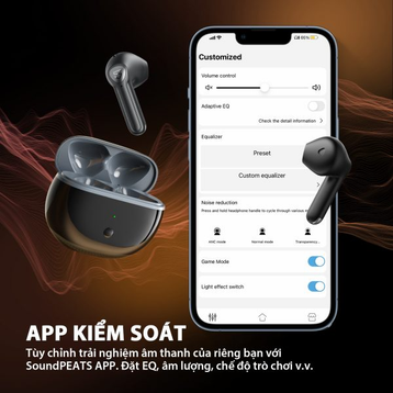 Tai nghe Bluetooth True Wireless SoundPEATS Air3 Deluxe HS