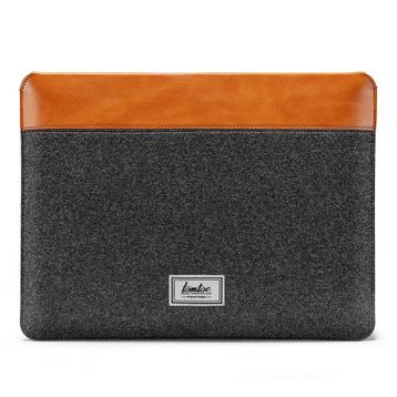 Túi chống sốc Tomtoc Felt & PU Leather cho Macbook Pro/Air 15 - 16 Inch