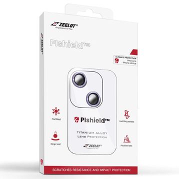 Miếng dán camera iPhone 14 Pro/14 Pro Max Zeelot Pishield viền màu