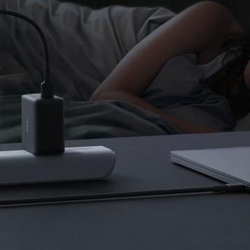 Củ sạc nhanh Aukey PD 45W PA-B4T 2 cổng, chấu gập
