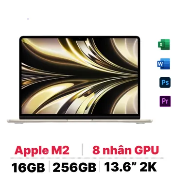 Apple Macbook Air M2 2022 16GB 256GB I Chính hãng Apple Việt Nam