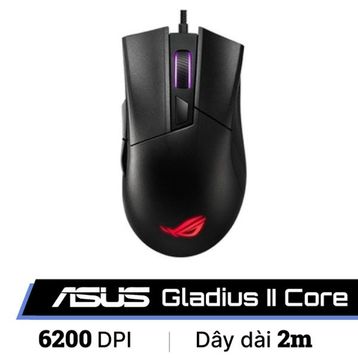 Chuộ tcó dây Gaming Asus Gladius II Core