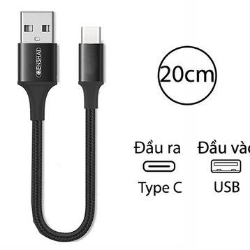Cáp Type-C GenShai GT202 20cm
