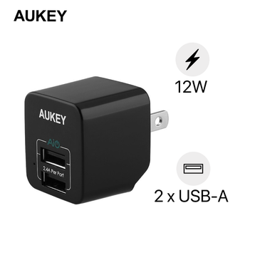 Củ sạc AUKEY 2 cổng USB AirPower 12W PA-U32