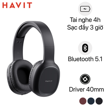 Tai nghe Bluetooth chụp tai Havit H2590BT Pro