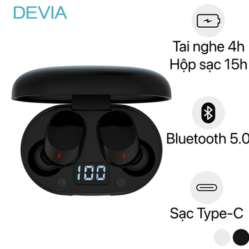 Tai nghe Bluetooth True Wireless Devia Joy A6