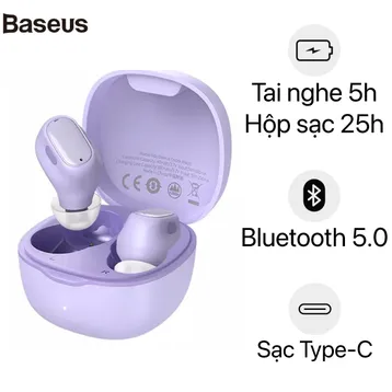 Tai nghe Bluetooth True Wireless Baseus WM01