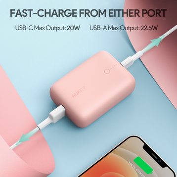 Pin sạc dự phòng Aukey 10000MAH PD 20W & QC 3.0 (PB-N83S)