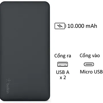 Pin sạc dự phòng Belkin Pocket Power 10000mAh