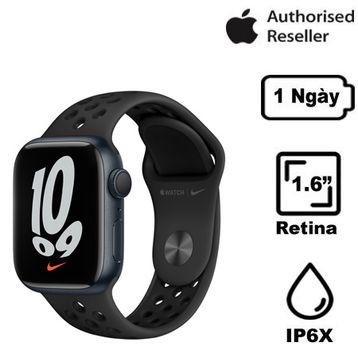 Apple Watch Series 7 45mm Nike Viền nhôm dây cao su | Chính hãng VN/A