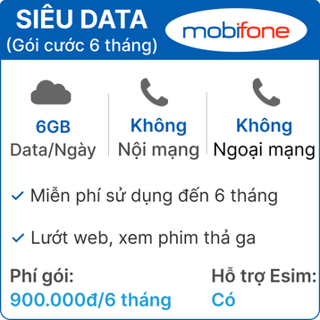 Sim 4G Mobifone | Sim Mobifone 4G Data Khủng, Tiết Kiệm