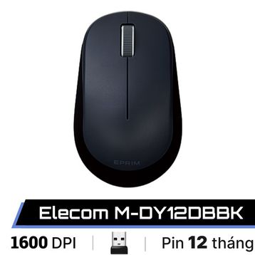 Chuột không dây BlueLED ELECOM M-DY12DBBK