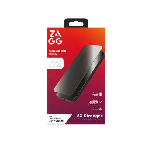 Dán Kính Cường Lực Màn Hình Iphone 16 Pro Zagg Privacy Full Chống Nhìn Trộm
