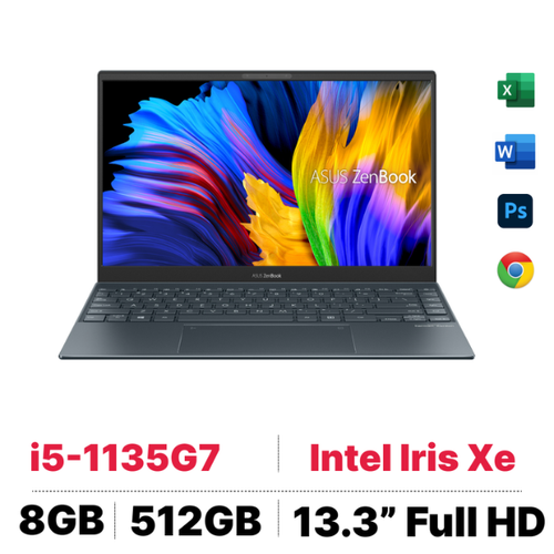 Laptop Asus Zenbook Ux325Ea - Kg363T - Cũ Đẹp