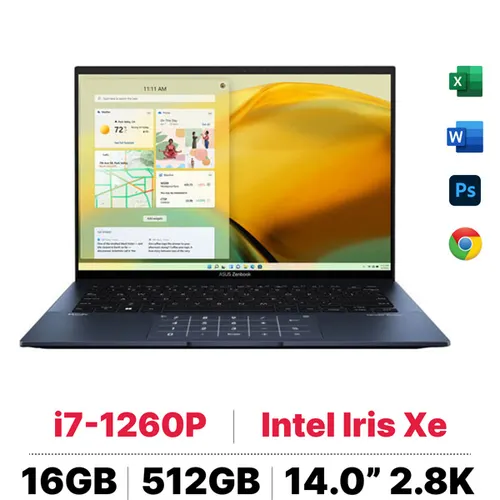 Laptop Asus Zenbook 14 Ux3402Za - Km221W - Cũ Đẹp