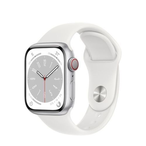 Apple Watch Series 8 41Mm Gps Viền Thép Dây Cao Su - Cũ Trầy Xước