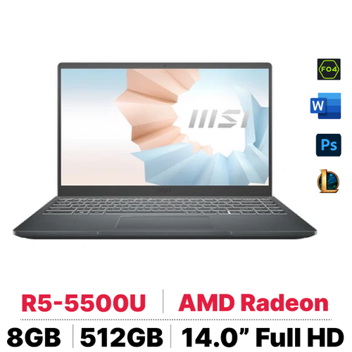 Laptop Msi Modern 14 B5M 062Vn - Cũ Xước Cấn