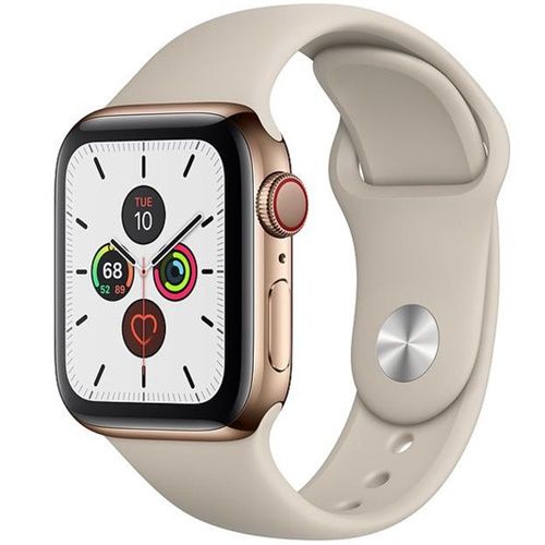 Apple Watch 5 40Mm (4G) Viền Thép Vàng - Dây Vàng (Mwx62) Cũ Đẹp