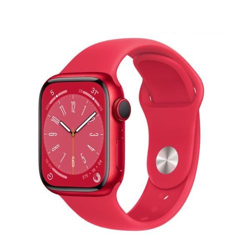 Apple Watch Series 8 45Mm Gps - Viền Nhôm - Cao Su | Chính Hãng - Đã Kích Hoạt - Đỏ