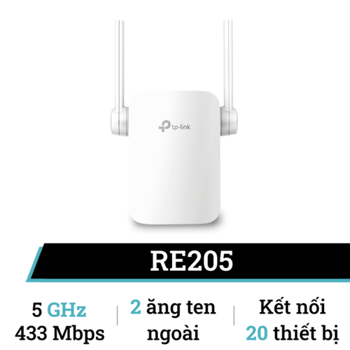 Bộ Kích Sóng Wifi Tp - Link Re205 Ac750