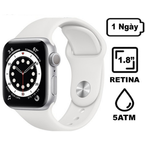 Apple Watch Series 6 44Mm (Gps) Viền Nhôm Dây Cao Su - Cũ Trầy Xước