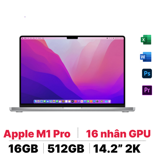 Macbook Pro 14 M1 Pro 10 Cpu - 16 Gpu 32Gb 512Gb 2021 - Cũ Đẹp