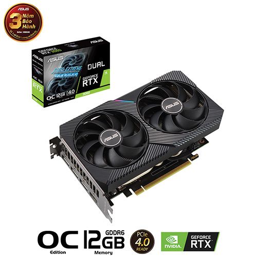 Card Màn Hình Asus Dual Rtx 3060 O12G V2