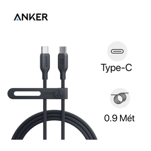 Cáp Anker 544 Usb - C To Usb - C 140W 0.9 Mét A80F1 - Cũ