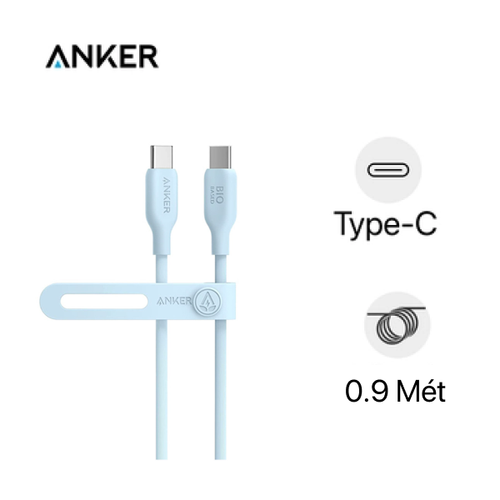 Cáp Anker 544 Usb - C To Usb - C 140W 0.9 Mét A80F1H31